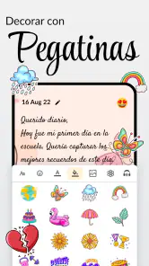 Diario: Secreto Journal, Notas screenshot