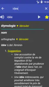 Diccionario francés screenshot