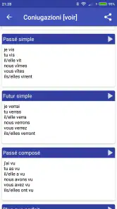 Diccionario francés screenshot