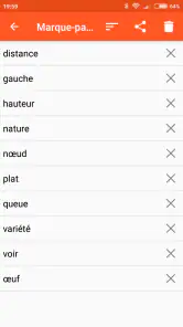 Diccionario francés screenshot