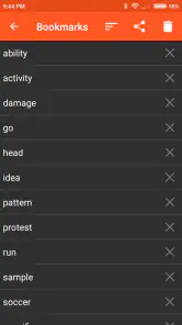 Diccionario Inglés - Offline screenshot