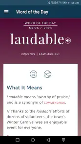 Dictionary - M-W Premium screenshot