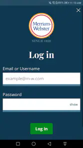 Dictionary - M-W Premium screenshot