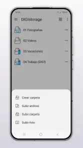 DIGI Storage screenshot