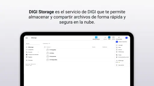 DIGI Storage screenshot