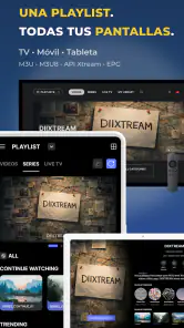 DIIXTREAM IPTV Player screenshot