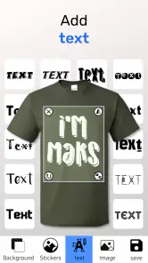Diseñador de camisetas: Crear screenshot