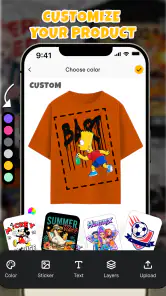 DIY T-shirt Design: Art & AI screenshot