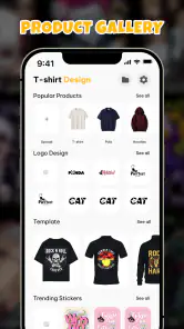 DIY T-shirt Design: Art & AI screenshot