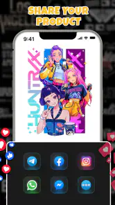 DIY T-shirt Design: Art & AI screenshot