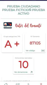 Donantes de Sangre de Euskadi screenshot