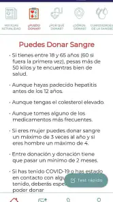 Donantes de Sangre de Euskadi screenshot
