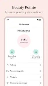 Douglas Cosmetics Spain screenshot
