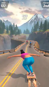Downhill Skate Race ― Carreras screenshot
