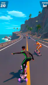 Downhill Skate Race ― Carreras screenshot