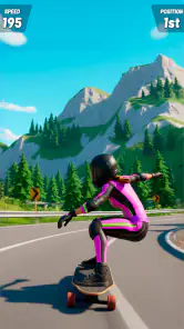 Downhill Skate Race ― Carreras screenshot