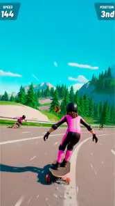 Downhill Skate Race ― Carreras screenshot