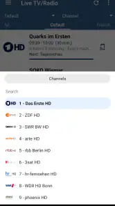 dream Player for TVHeadend screenshot