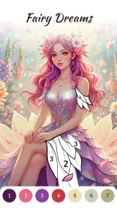 Dress Color: Paint by Number screenshot