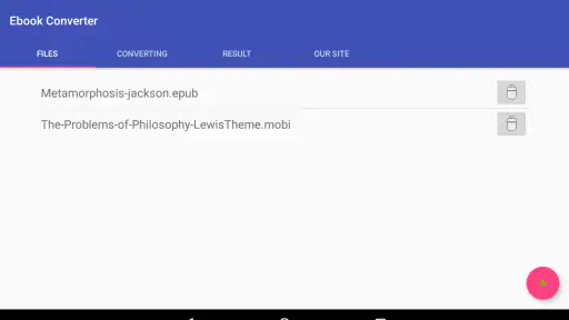 Ebook Converter screenshot
