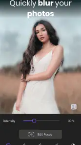 editor de fotos borrosas screenshot
