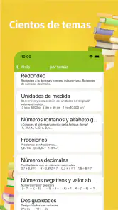 Ejercicios de Matemáticas screenshot