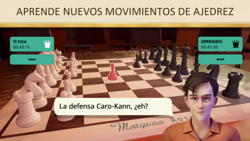 El ajedrez de Gambito de dama screenshot