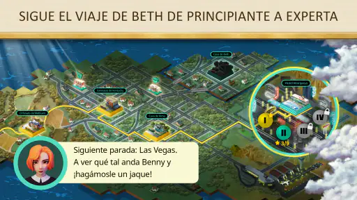 El ajedrez de Gambito de dama screenshot