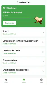EL SAGRADO CORÁN, Español screenshot