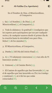 EL SAGRADO CORÁN, Español screenshot