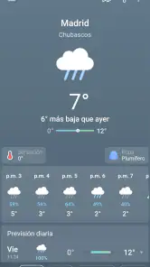 El Tiempo y Clima: Weather Sky screenshot