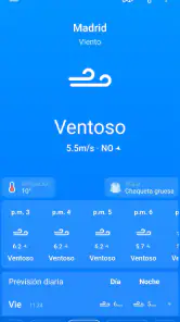 El Tiempo y Clima: Weather Sky screenshot