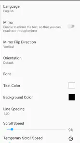 Elegant Teleprompter Pro screenshot