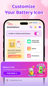 Emoji Batería: Icono Divertido screenshot