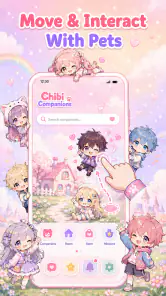 Emoji Battery & Shimeji Pets screenshot