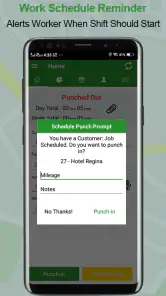 Employee Time Clock w/ GPS, Sc screenshot