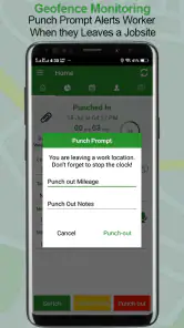Employee Time Clock w/ GPS, Sc screenshot