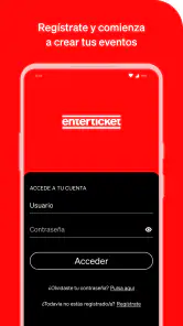 Enterticket Accesos screenshot
