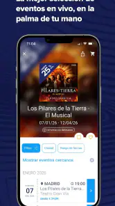 entradas.com - Compra entradas screenshot