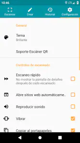 Escáner QR y de barras Pro screenshot