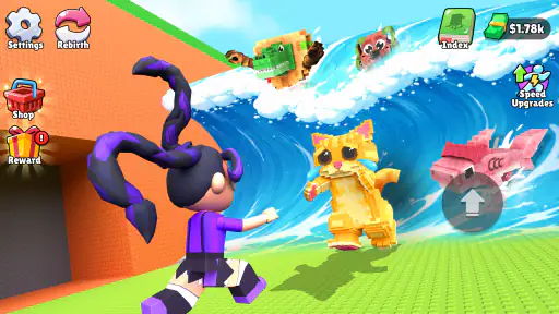 Escape Tsunami: Grab Brainrot screenshot