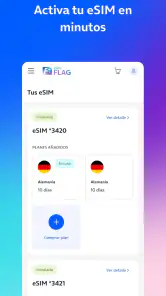 eSimFLAG: eSIM para viajar screenshot
