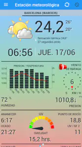 Estación meteorológica screenshot