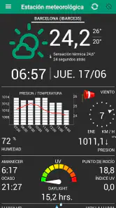 Estación meteorológica screenshot