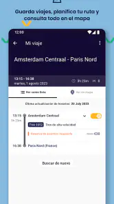 Eurail/Interrail Rail Planner screenshot