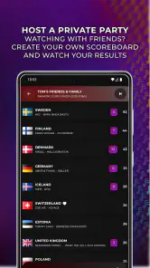 Europarty: Ranking Eurovision screenshot