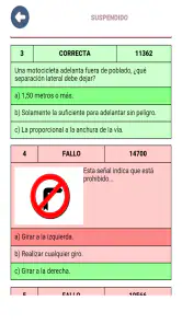Examen coche B conducir España screenshot