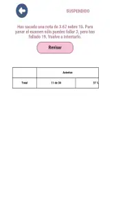 Examen coche B conducir España screenshot
