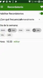 Examen visual screenshot