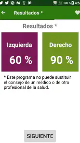 Examen visual screenshot